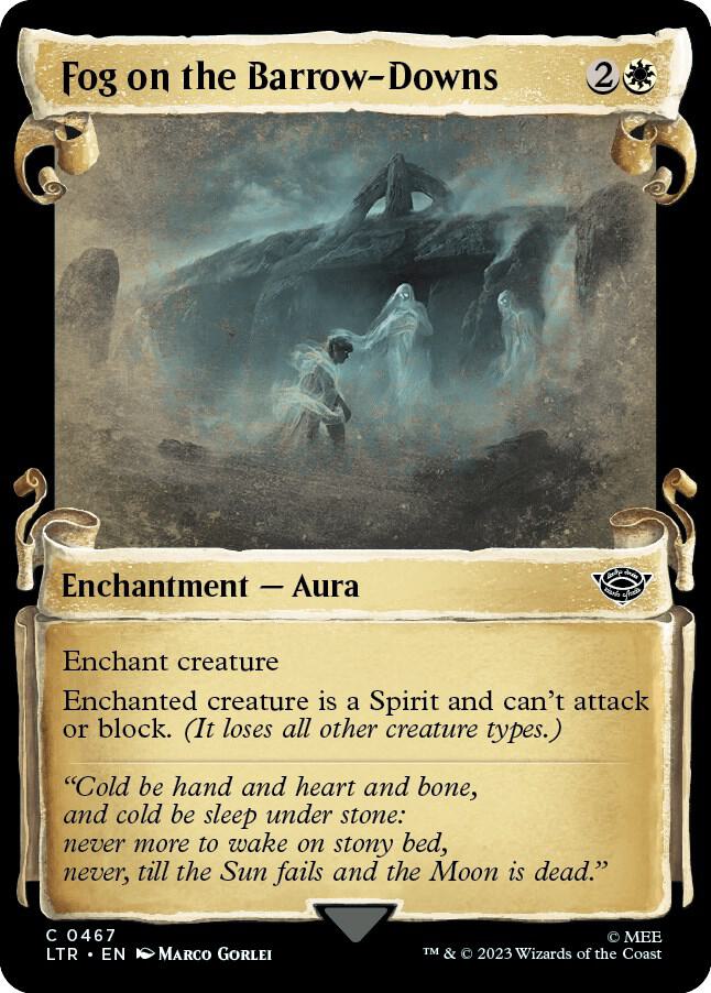 Fog on the Barrow-Downs [#0467 Showcase Scrolls] (LTR-C-Foil)