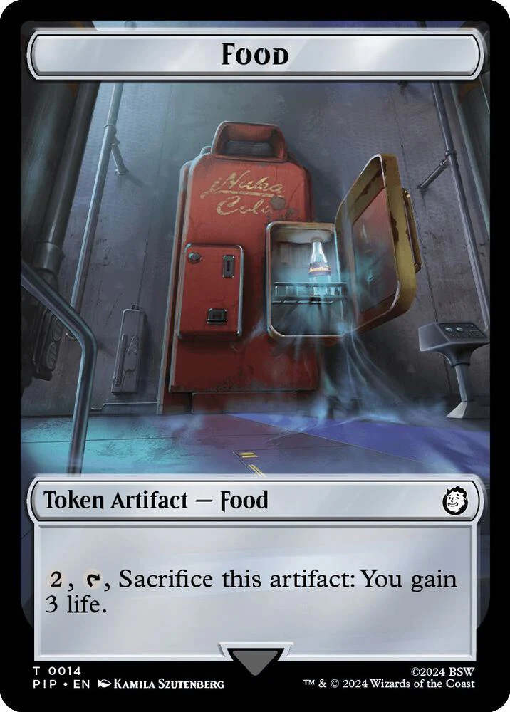 Food (0014) // Human Soldier Double-Sided Token  (PIP-T-FOIL)