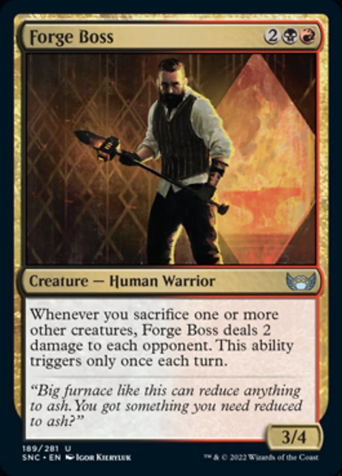 Forge Boss [ #189/281 ] (SNC-U)