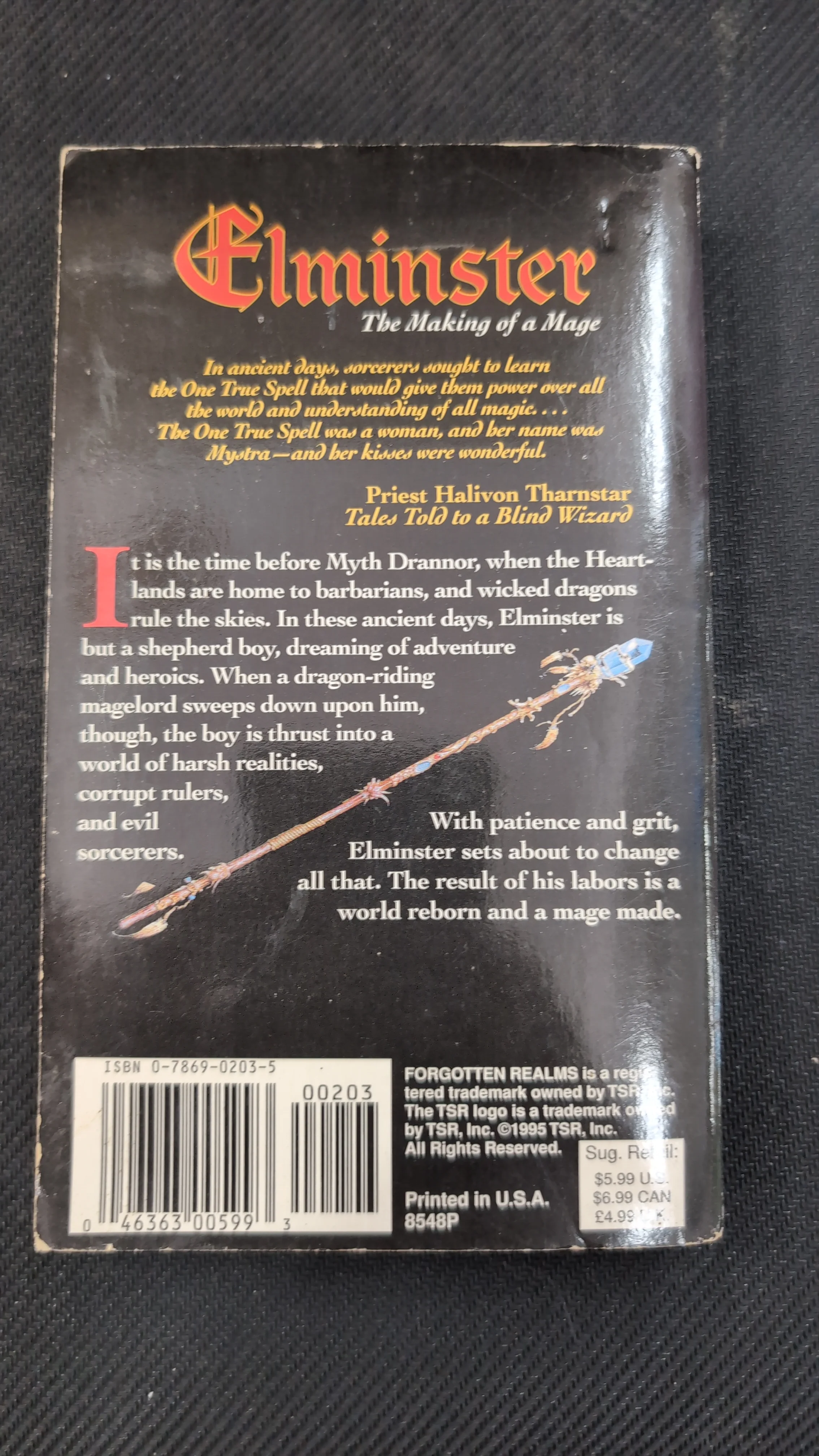 Forgotten Realms: Elminster - The Making of a Mage [ Paperback ] (USED) - Image 2