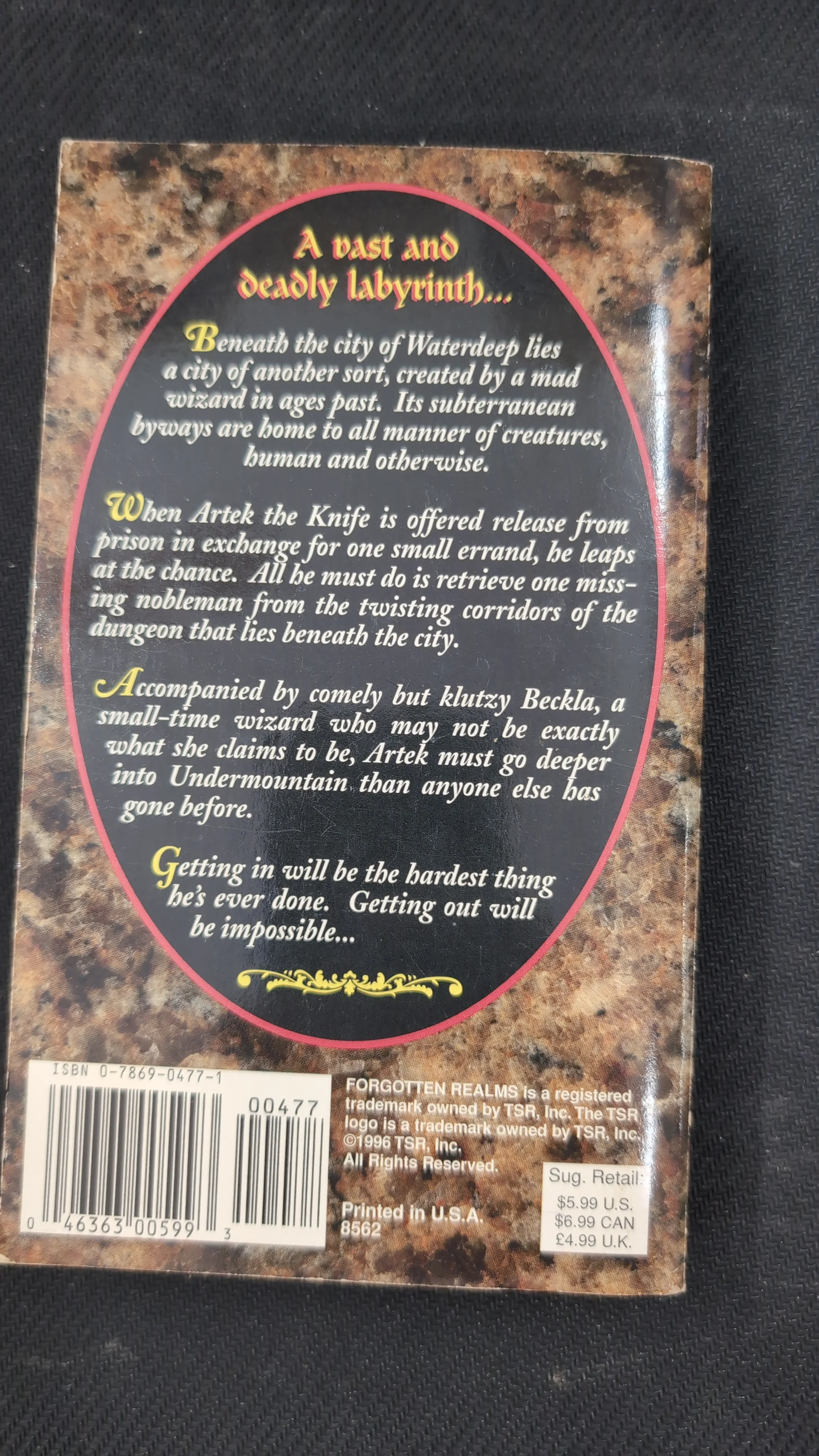 Forgotten Realms: Escape from Undermountain - The Nobles Book III [ Paperback ] (USED) - Image 2