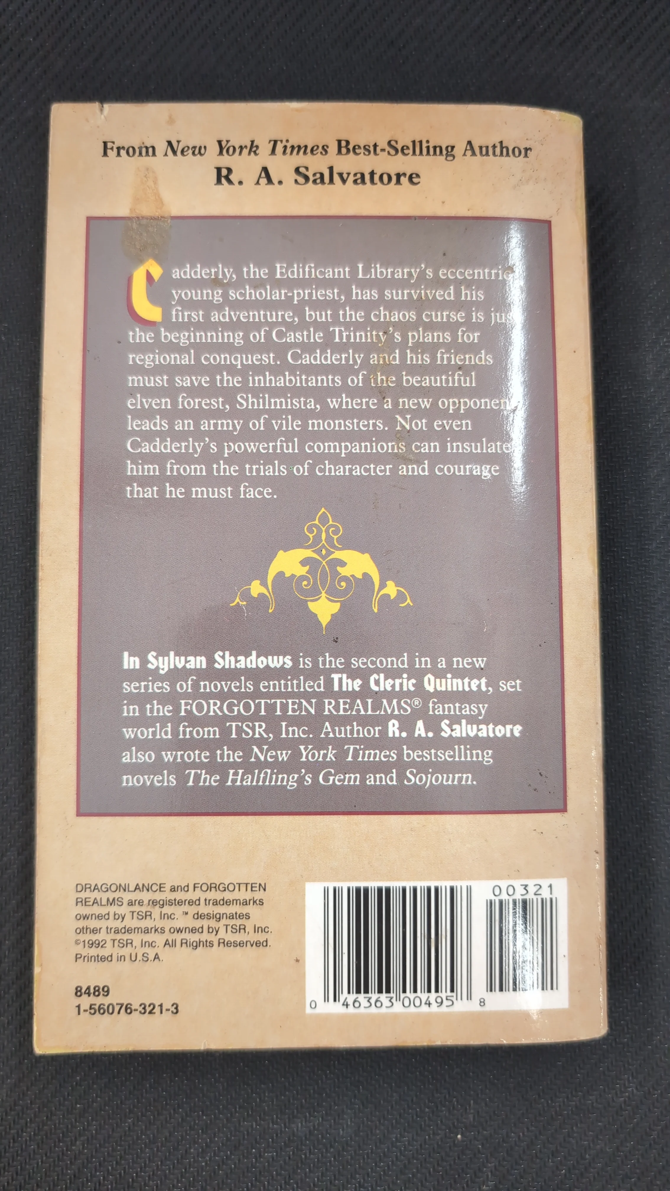 Forgotten Realms: In Sylvan Shadows - The Cleric Quintet Book II [ Paperback ] (USED) - Image 2