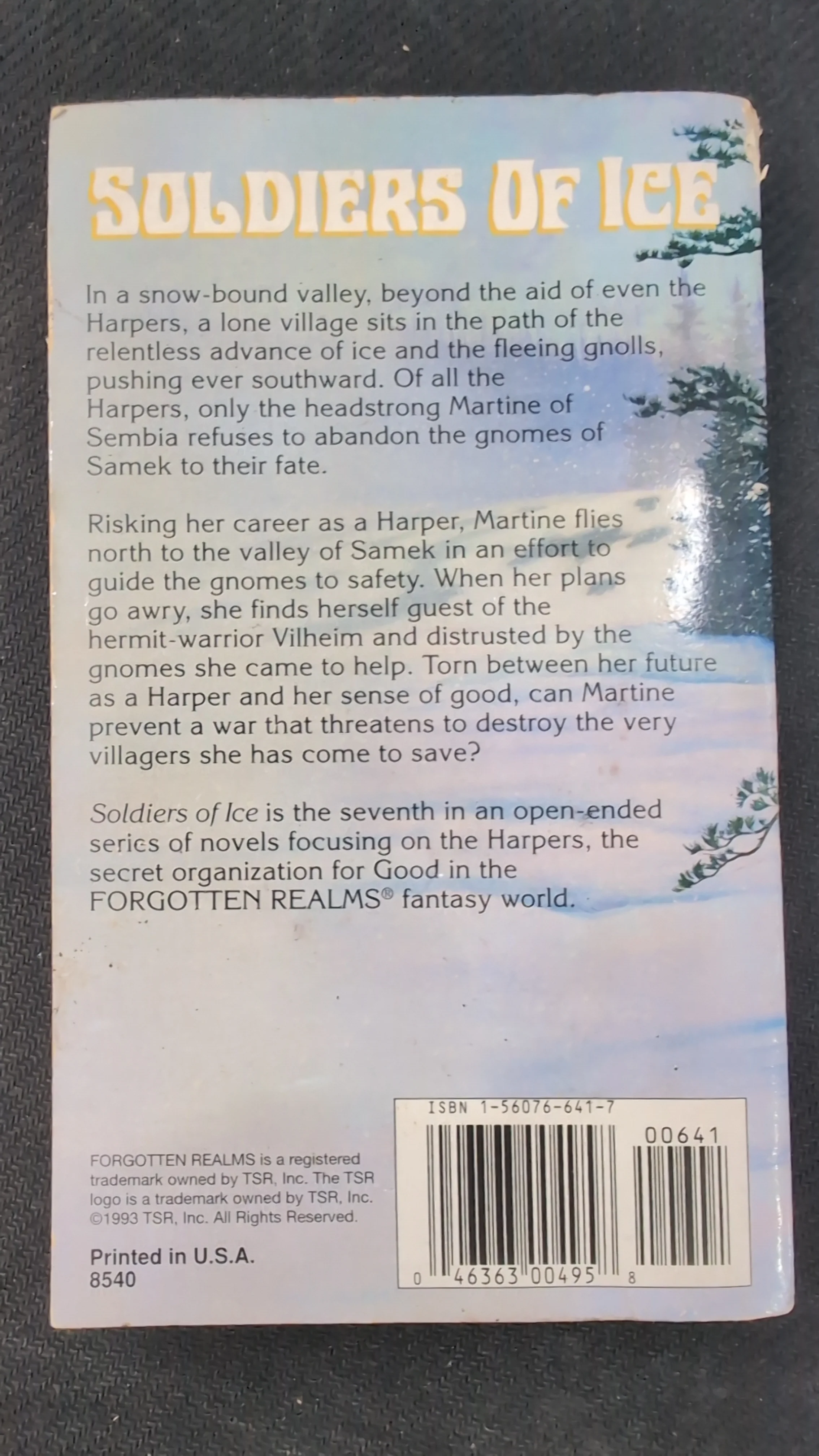 Forgotten Realms: Soldiers of Ice - The Harpers [ Paperback ] (USED) - Image 2