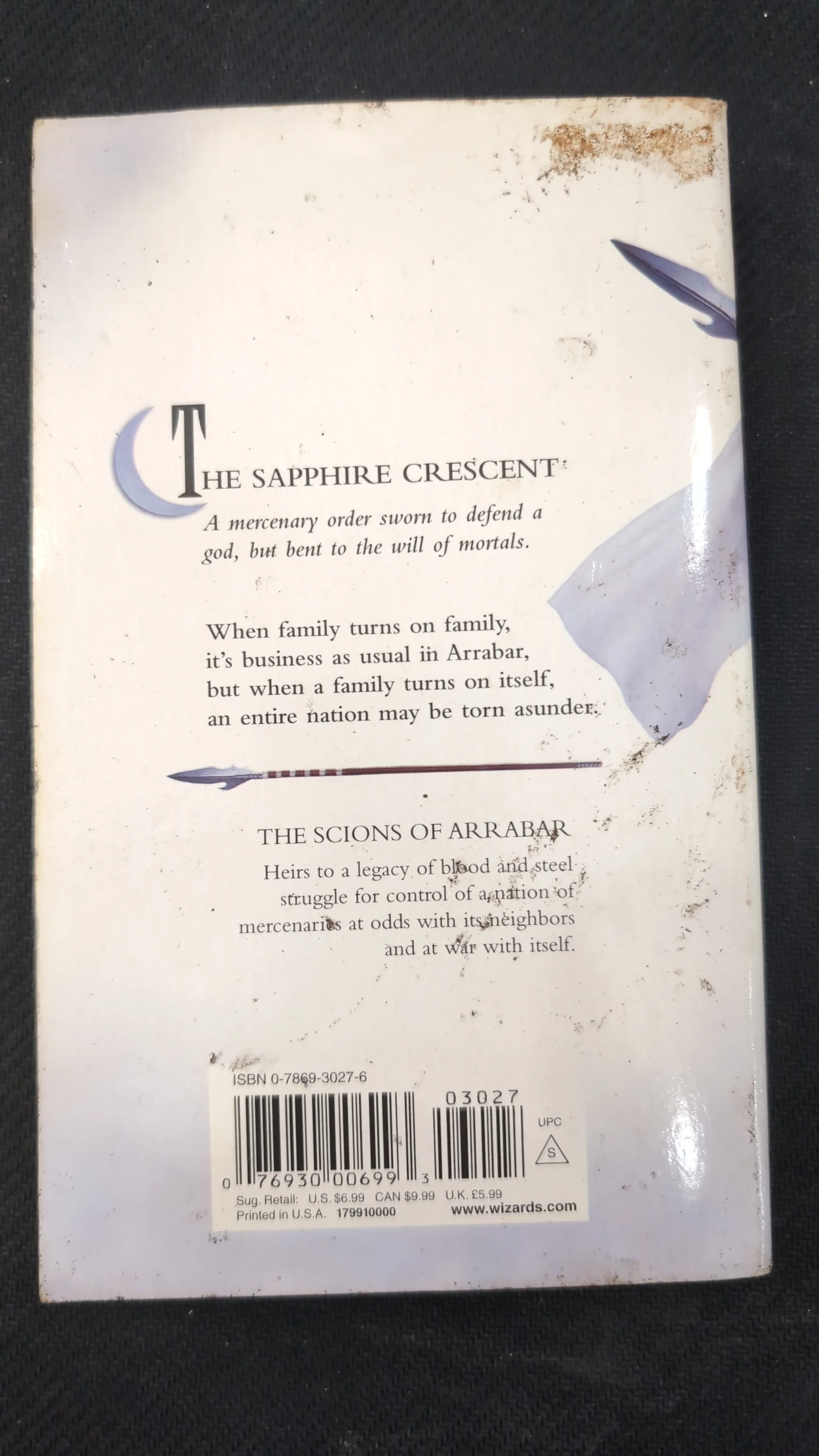Forgotten Realms: The Sapphire Crescent - The Scions of Arrabar Trilogy Book I [ Paperback ] (USED) - Image 2