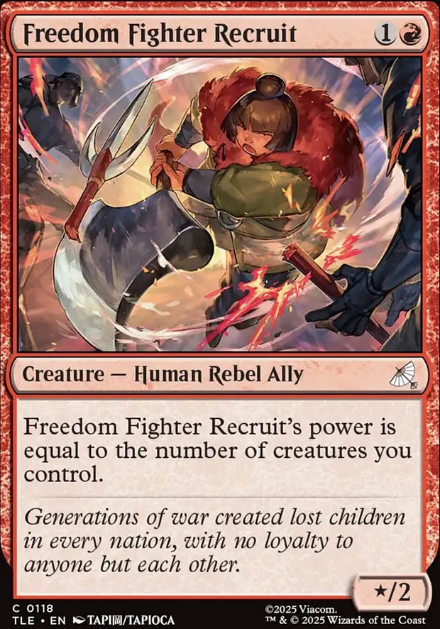 Freedom Fighter Recruit [ #0118 ] (TLE-C) - Image 2