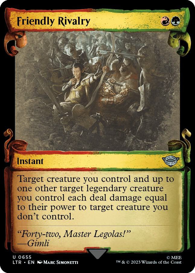 Friendly Rivalry  [#0655 Showcase Scrolls] (LTR-U-Foil)