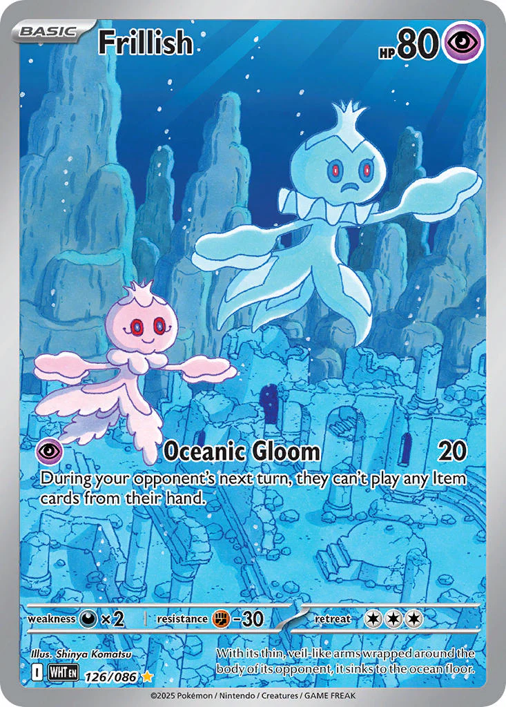 Frillish - 126/086 (WHT) Illustration Rare