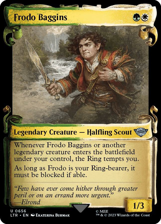 Frodo Baggins [#0656 Showcase Scrolls] (LTR-U)
