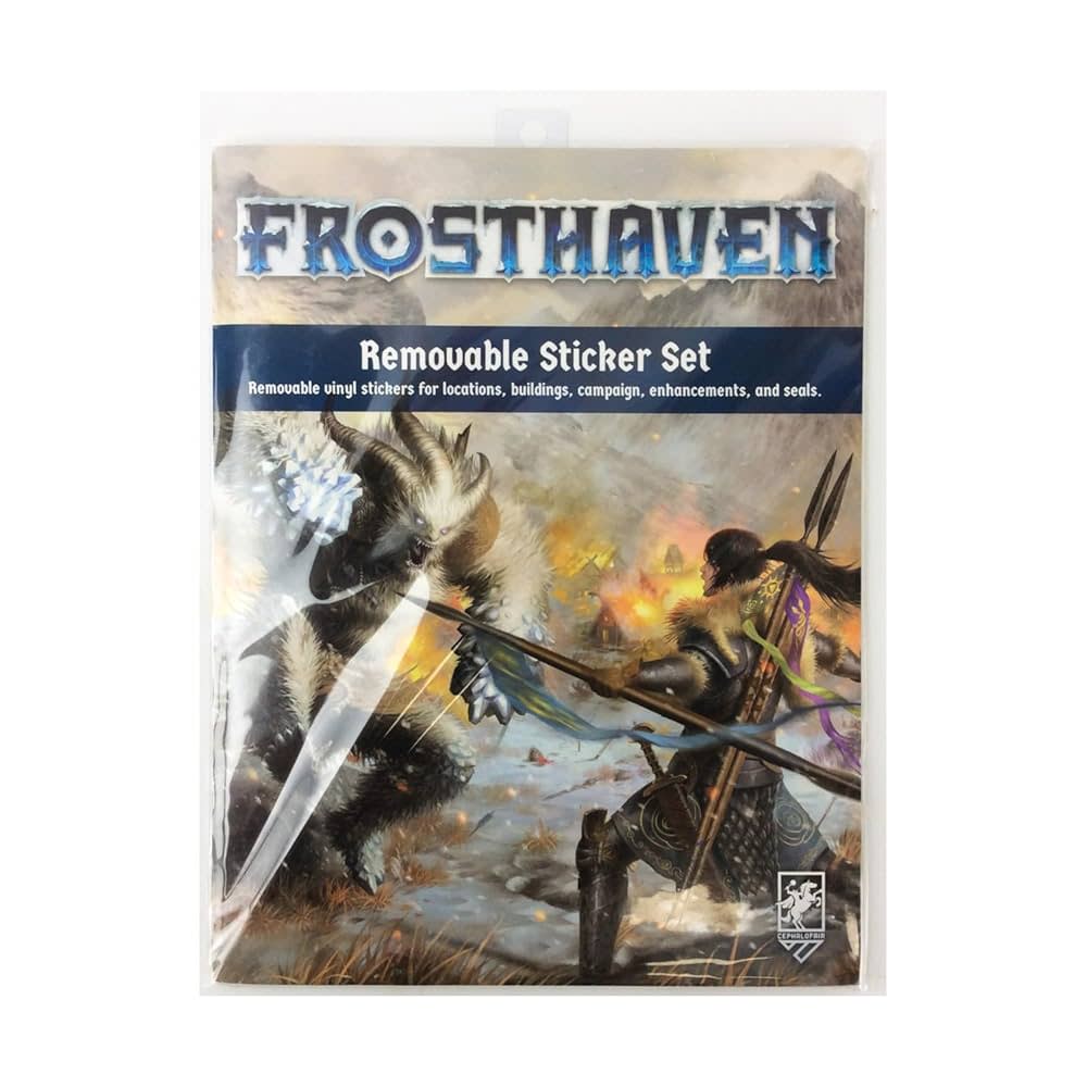 Frosthaven (Bundle) Base Game, Sleeves, Stickers, and Solo Scenarios - Image 4