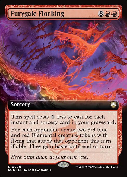 Furygale Flocking [ #0080 Extended Art ] (SOC-R)