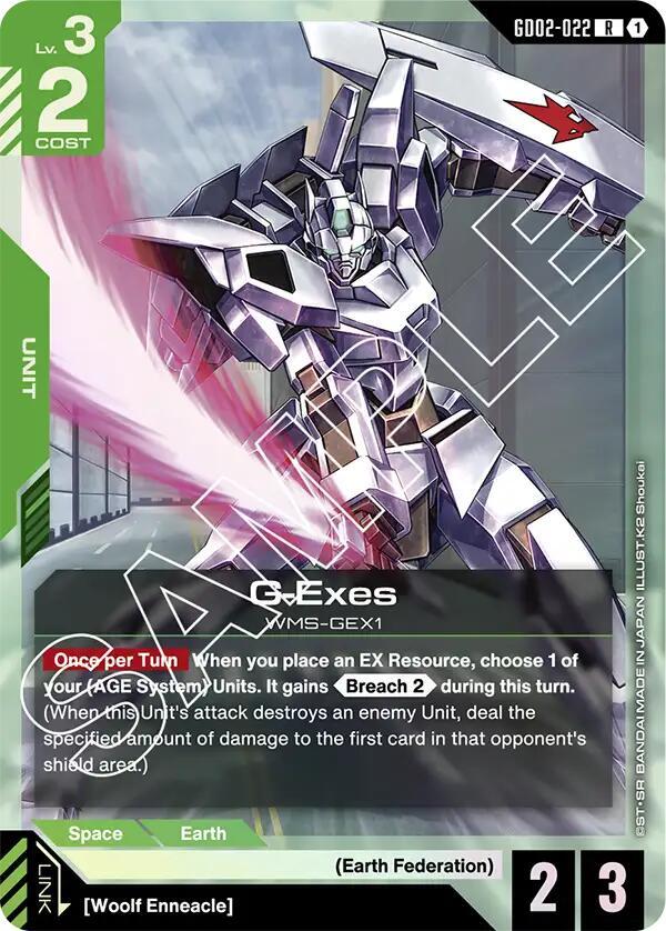 G-Exes - GD02-022 (GD02) - Near Mint (R)