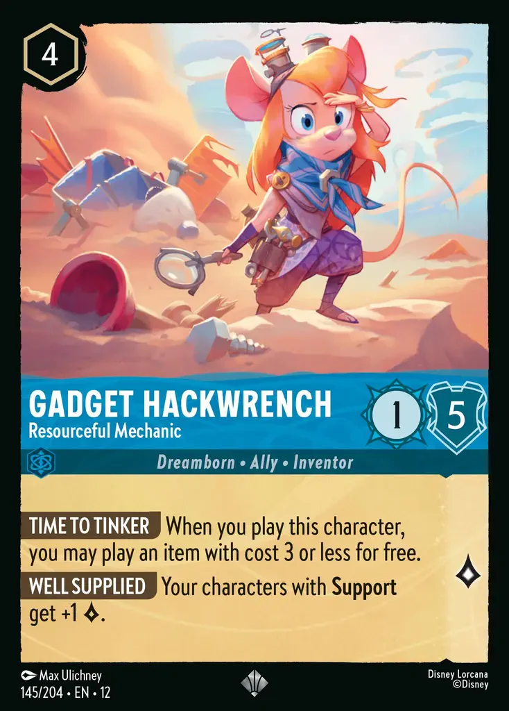 Gadget Hackwrench - Resourceful Mechanic (Wilds Unknown - 145/204) Super Rare
