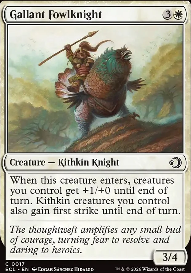 Gallant Fowlknight [ #0017 ] (ECL-C) - Image 2
