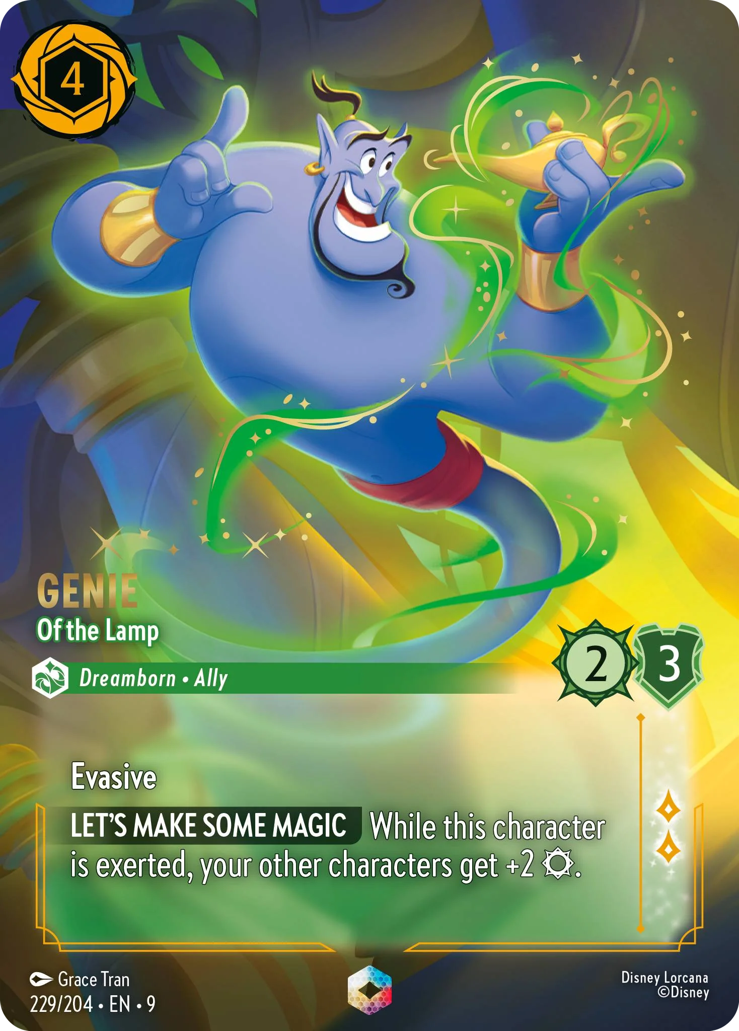 Genie - Of the Lamp (Fabled - 229/204)  Enchanted