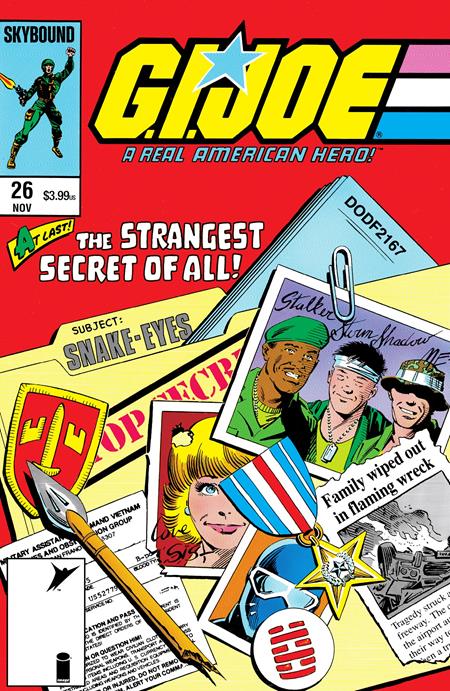 GI JOE A REAL AMERICAN HERO #26 HAMA FILES EDITION CVR A MIKE ZECK & BOB WIACEK - Image 2