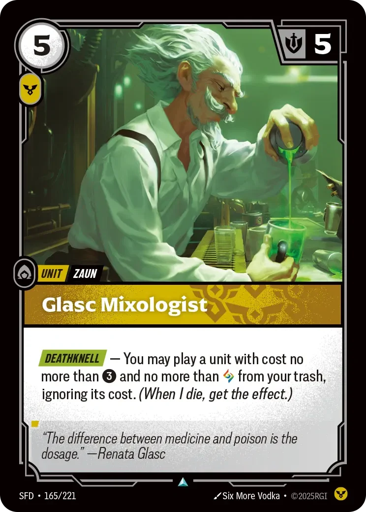 Glasc Mixologist - 165/221 (SFD) Uncommon