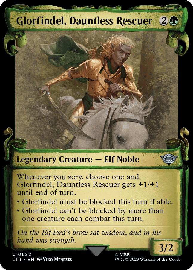 Glorfindel, Dauntless Rescuer [#0622 Showcase Scrolls] (LTR-U)