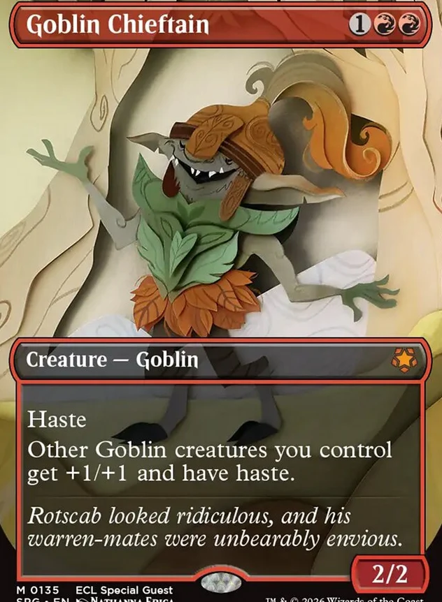 Goblin Chieftain [ #0135 Borderless ] (SPG-M) - Image 2