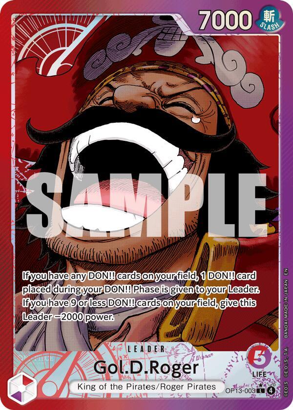 Gol.D.Roger (Alternate Art) (OP13-003 L)