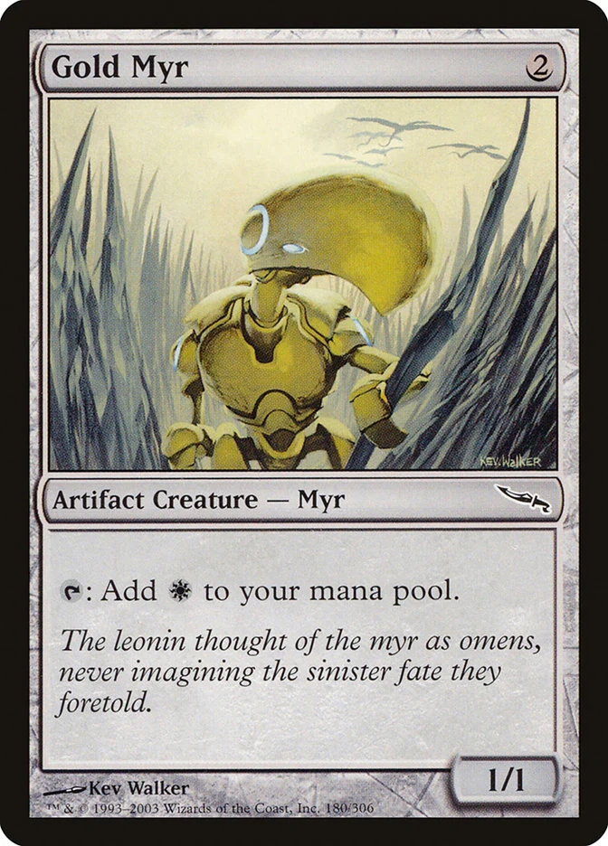 Gold Myr (SOM-C) Moderate Play