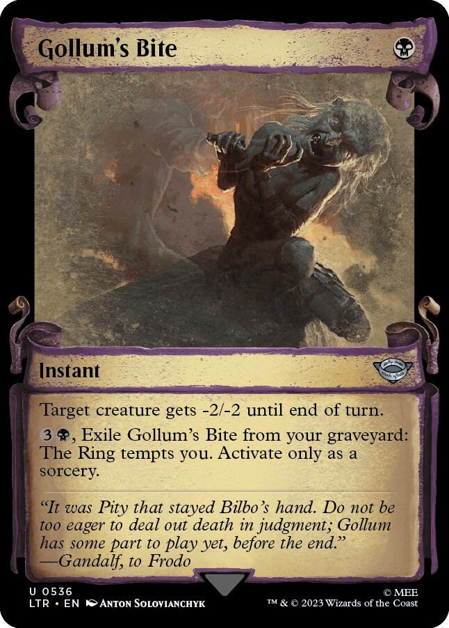 Gollum's Bite [#0536 Showcase Scrolls] (LTR-U)