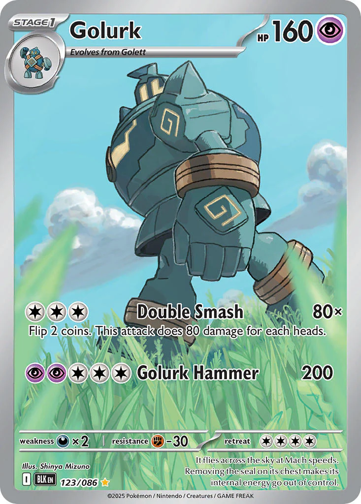 Golurk - 123/086 (BLK) Illustration Rare