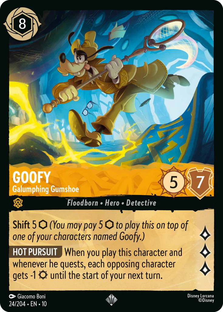 Goofy - Galumphing Gumshoe (024/204 - Whispers in the Well) Super Rare