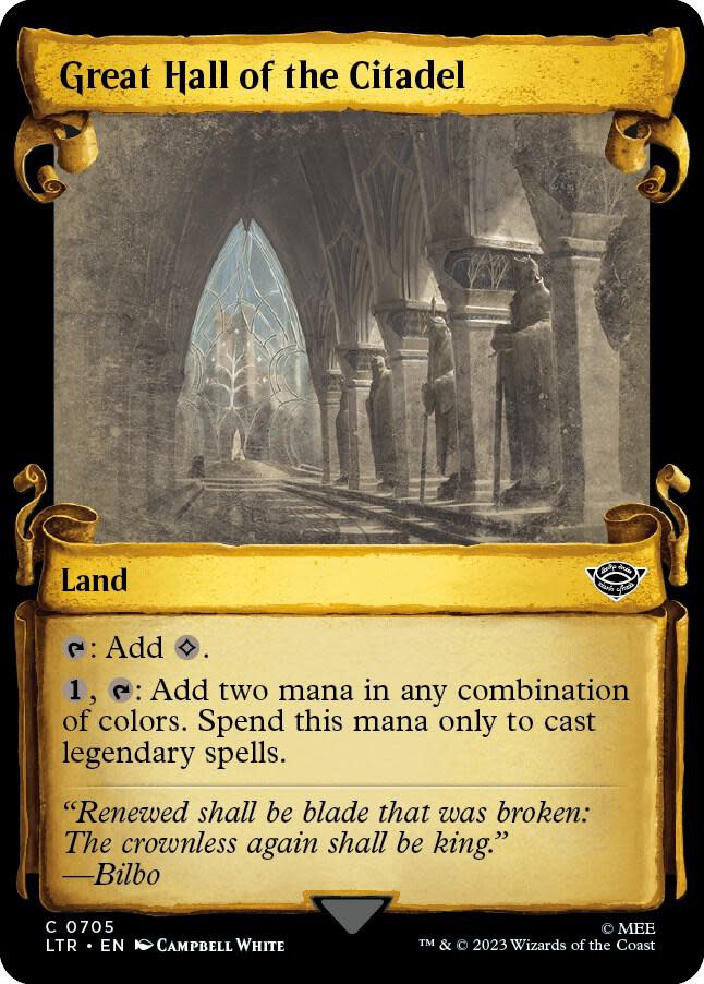 Great Hall of the Citadel [#0705 Showcase Scrolls] (LTR-C)