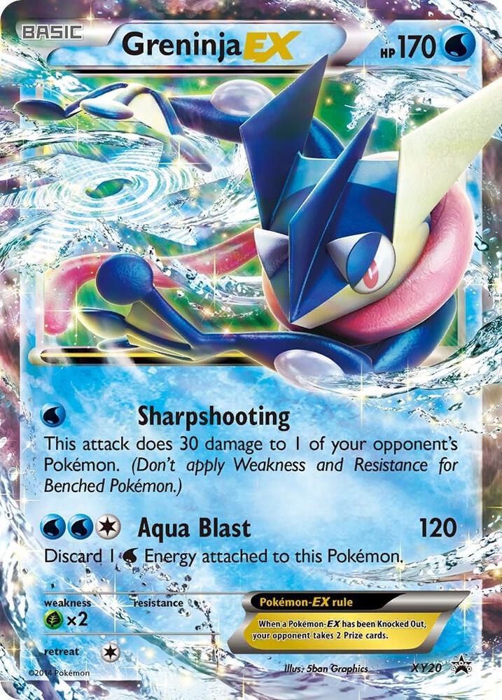 Greninja EX - XY20 (XY:PR) Promo - Heavy Play Holofoil