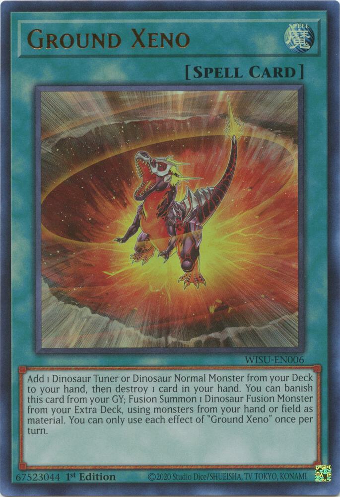 Ground Xeno (WISU-EN006) Ultra Rare - Light Play 1st Edition