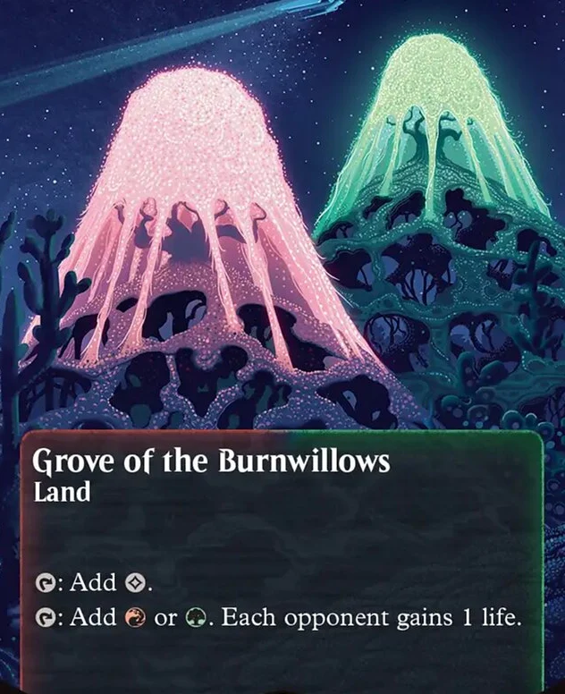 Grove of the Burnwillows [ #0152 Galaxy Foil Poster Stellar Sights ] (EOS-M)