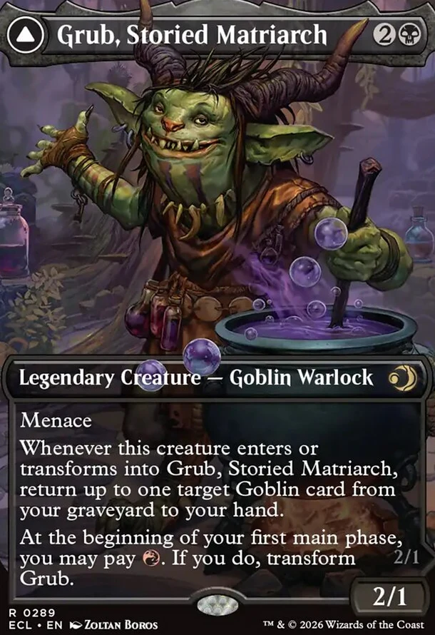 Grub, Storied Matriarch // Grub, Notorious Auntie [ #0289 Borderless ] (ECL-R) - Image 2