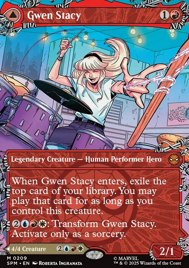 Gwen Stacy // Ghost-Spider [ #0209 Borderless ] (SPM-M) - Image 2