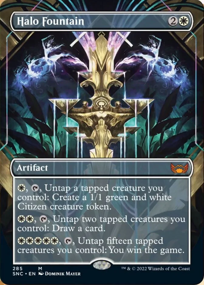 Halo Fountain [ #285 Alternate-Art Borderless ] (SNC-M)
