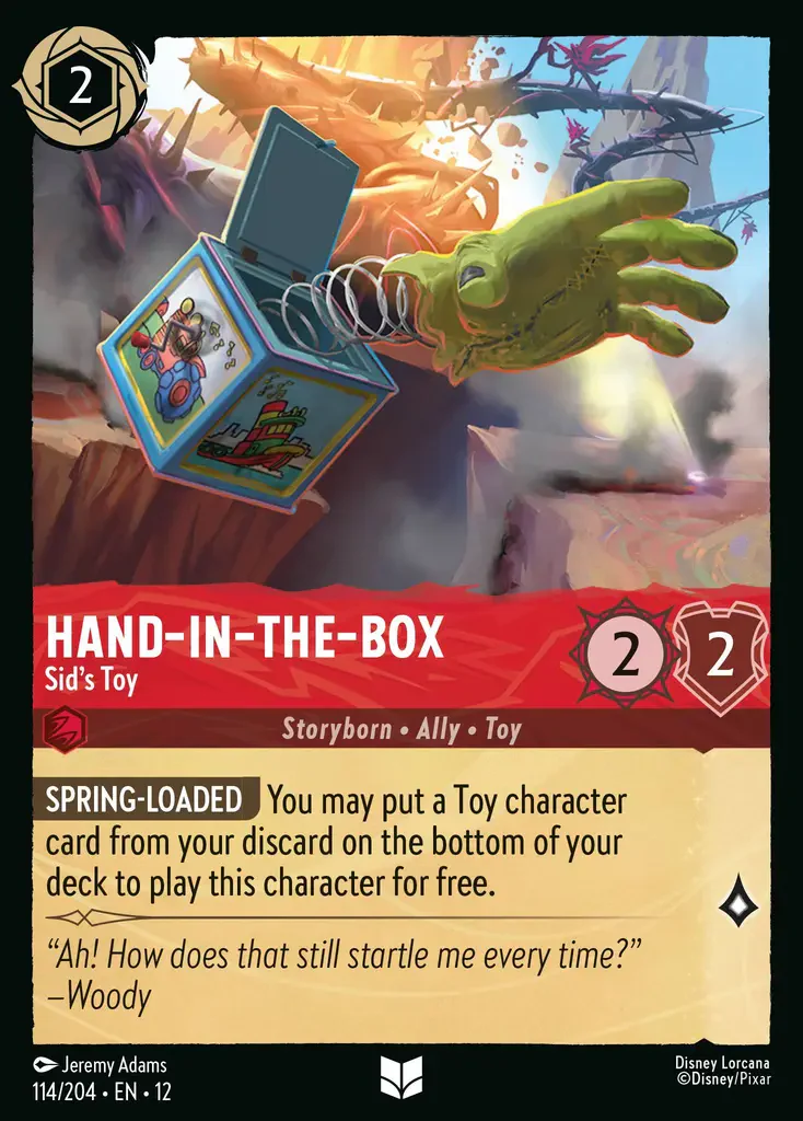 Hand-in-the-Box - Sid's Toy (Wilds Unknown - 114/204) Uncommon