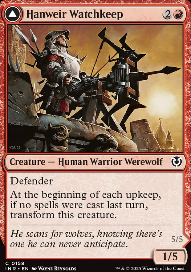 Hanweir Watchkeep // Bane of Hanweir [ #0158 ] (INR-C) - Image 2