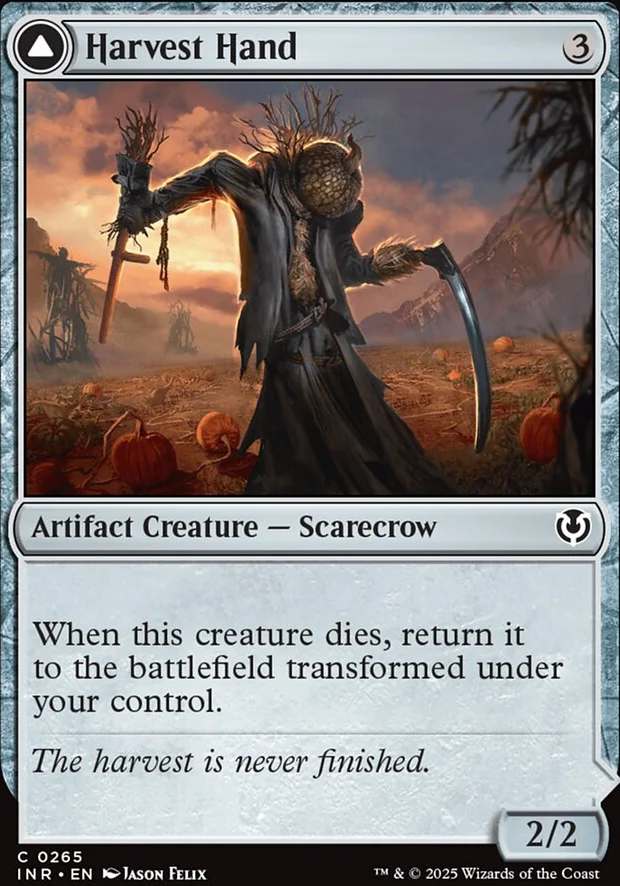 Harvest Hand // Scrounged Scythe [ #0265 ] (INR-C)
