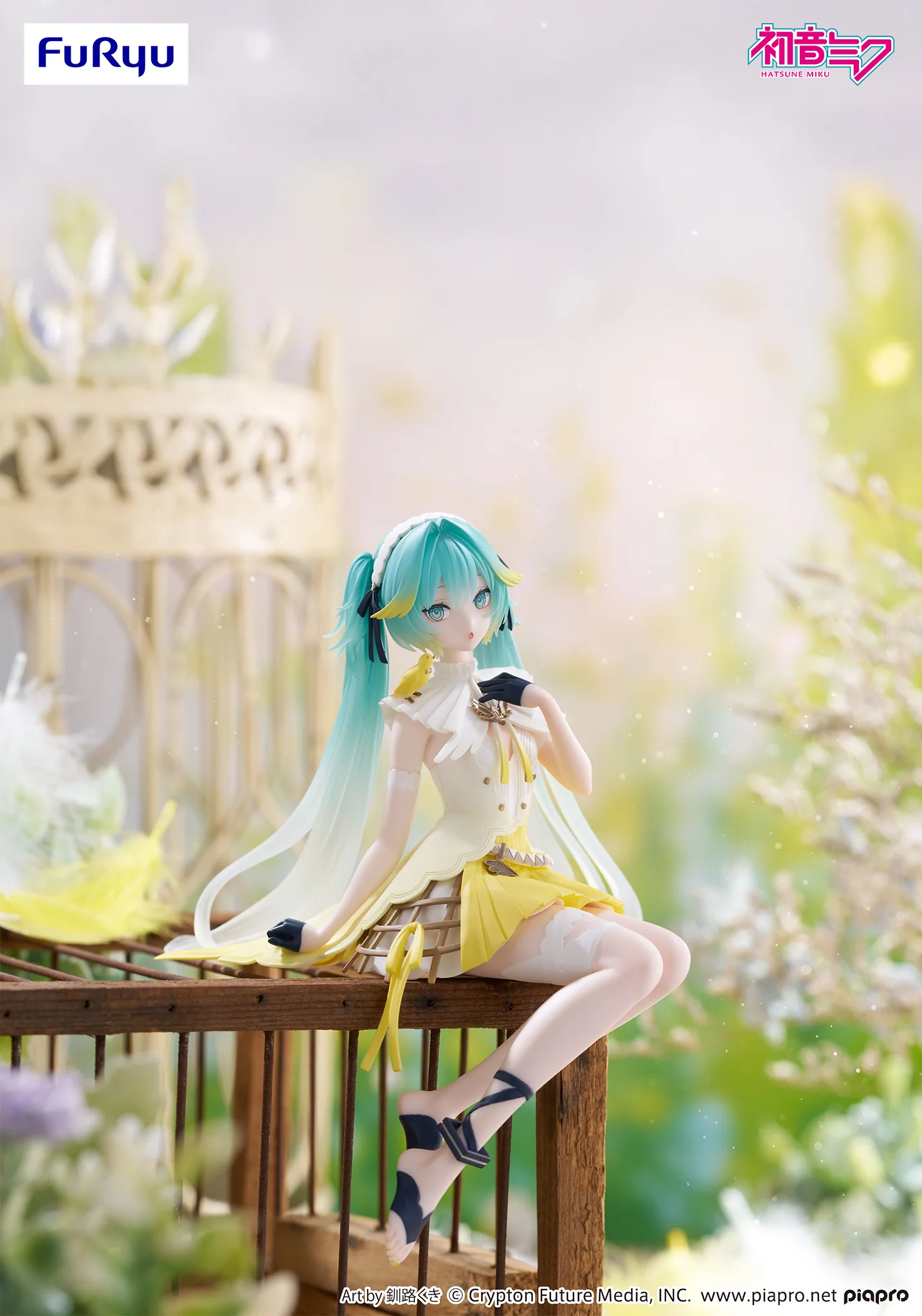 Hatsune Miku Noodle Stopper Figure -Canary Bird-