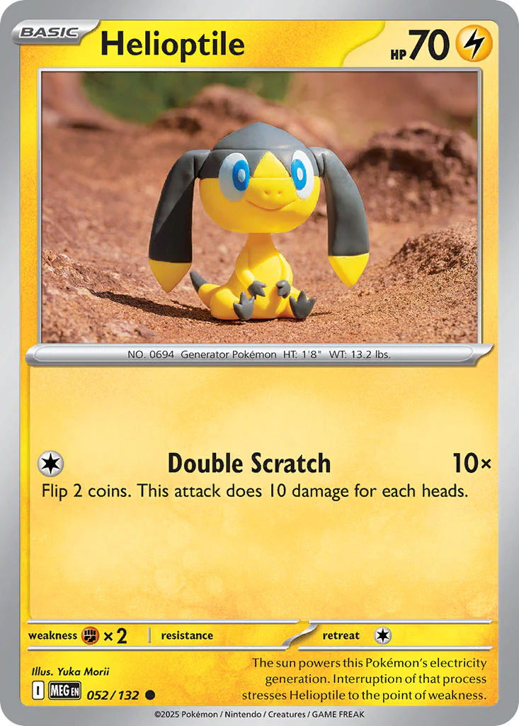 Helioptile - 052/132 (MEG) Common
