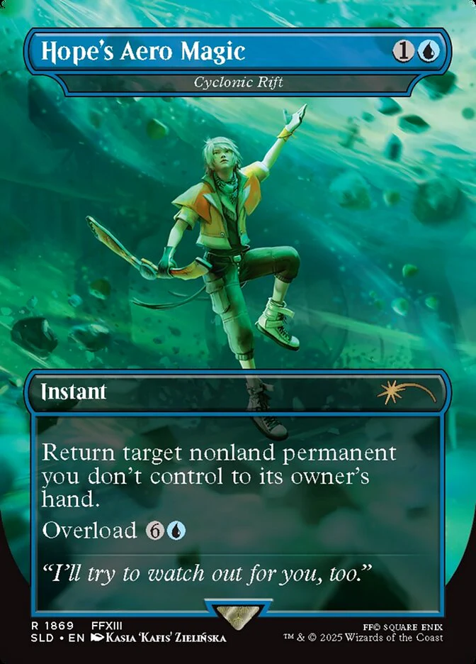 Hope's Aero Magic //  Cyclonic Rift  [ #1869 ] (SLD-R-FOIL)