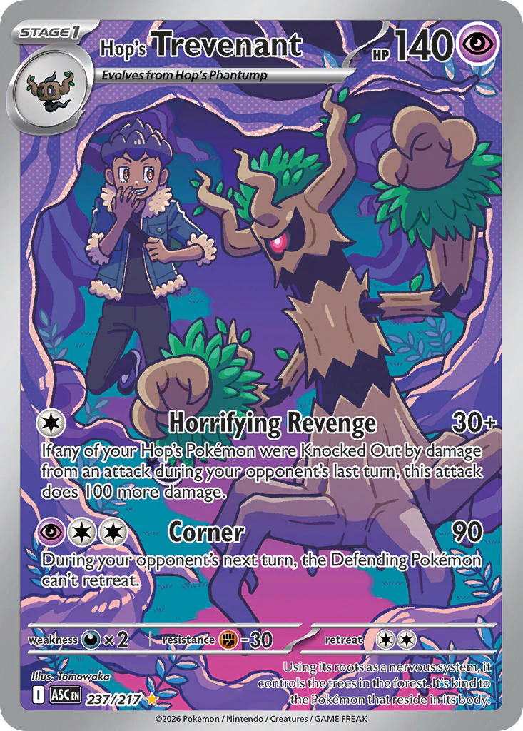 Hop's Trevenant - 237/217 (ASC) Illustration Rare