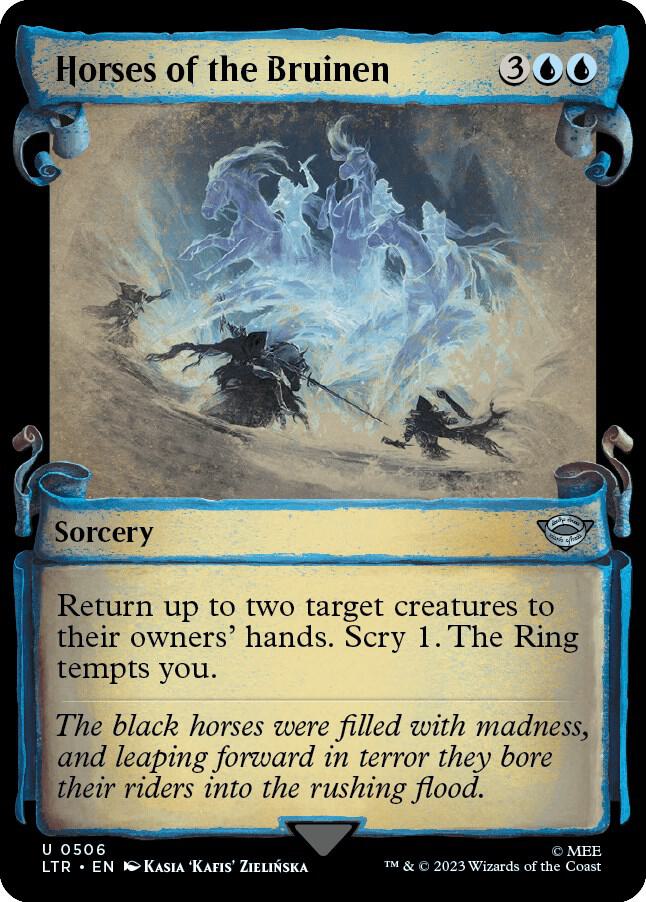 Horses of the Bruinen [#0506 Showcase Scrolls] (LTR-U-Foil)
