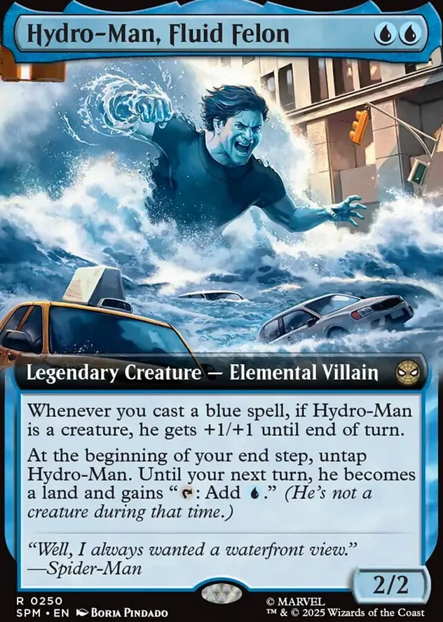 Hydro-Man, Fluid Felon [ #0250 Extended Art ] (SPM-R) - Image 2