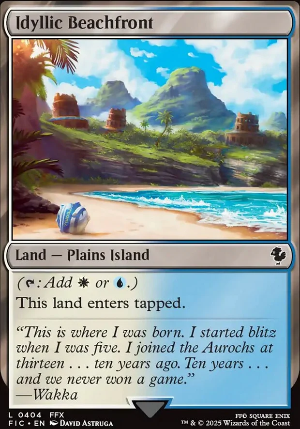 Idyllic Beachfront [ #0404 ] (FIC-L)