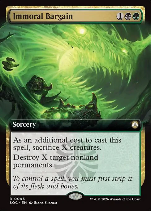 Immoral Bargain [ #0095 Extended Art ] (SOC-R)