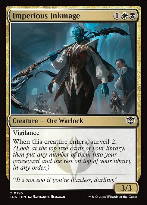 Imperious Inkmage [ #0195 ] (SOS-C)