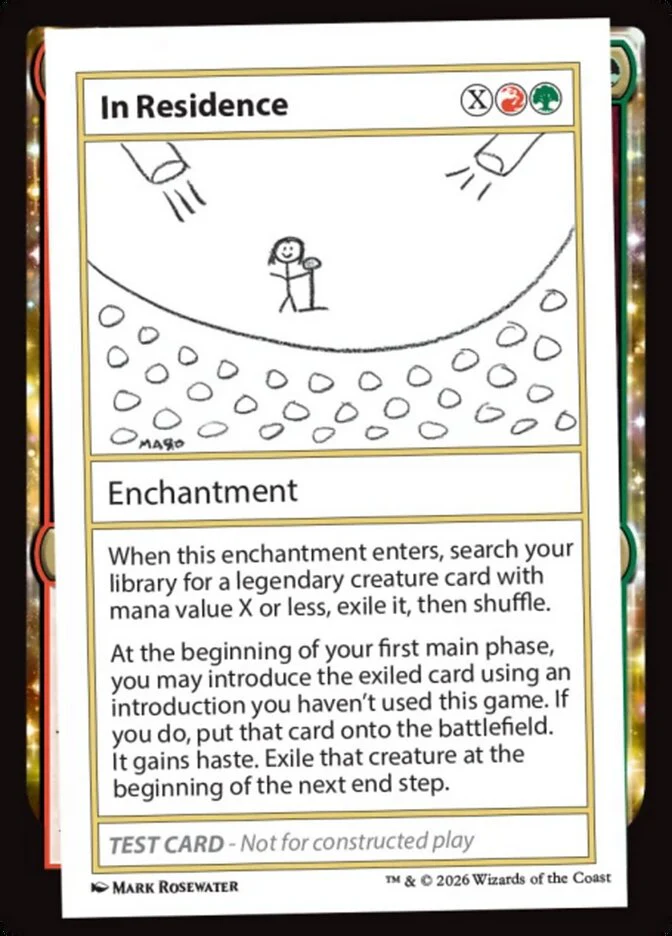 In Residence [ #0006 Playtest ] (PF26-R)