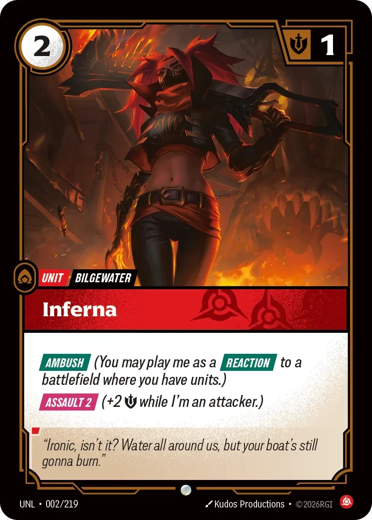 Inferna - 002/219 (UNL)  Common