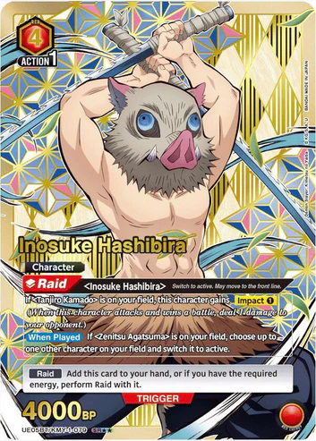 Inosuke Hashibira (079) (SR**) - UE05BT: Demon Slayer: Kimetsu no Yaiba (UE05BT)