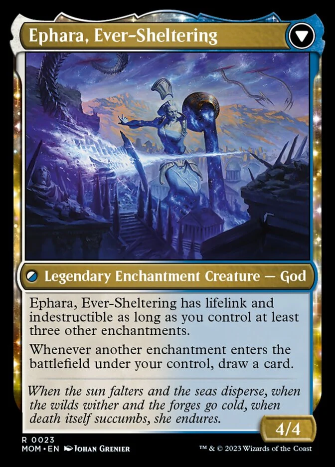 Invasion of Theros // Ephara, Ever-Sheltering [#0023] (MOM-R) - Image 4
